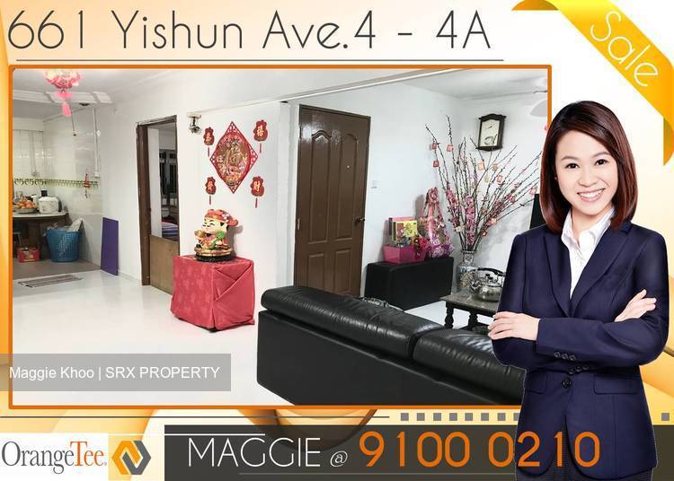Blk 661 Yishun Avenue 4 (Yishun), HDB 4 Rooms #164023642
